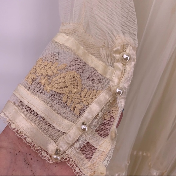 Gunne Sax Cream Lace Dress - Picture 5 of 14